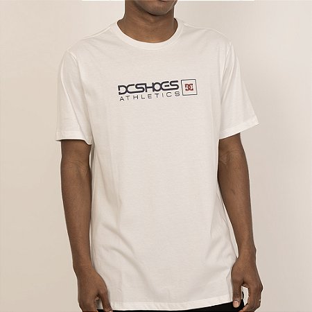 Camiseta DC Shoes Athletics SM27 Masculina Snow White