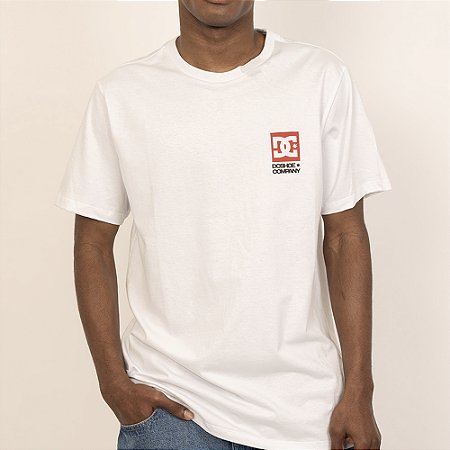 Camiseta DC Shoes DC Company SM27 Masculina Branco