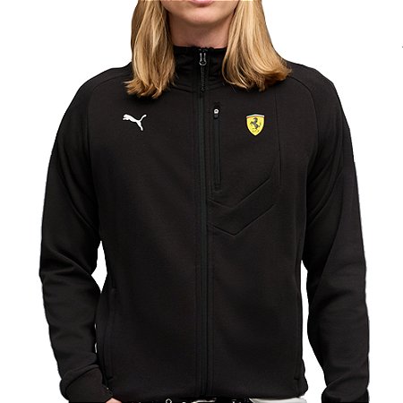 Jaqueta Puma Ferrari HDD PM1 Sweat Masculino Black