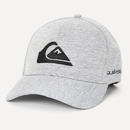Boné Quiksilver Aba Curva Decadaes Heather SM27 Cinza Mescla