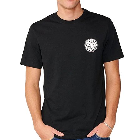 Camiseta Rip Curl Wettie Icon SM27 Masculina Preto