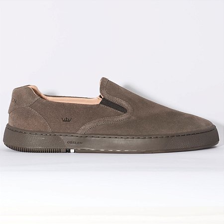 Tênis Osklen Bossanova Camurca Monochromatic Cinza Escuro