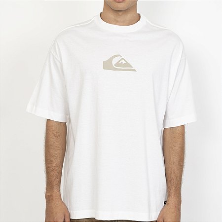 Camiseta Quiksilver Snow Quik Over SM27 Masculina Snow White