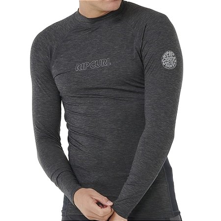 Camiseta Rip Curl ML Dawn Patrol Perf LS SM27 Black Marle