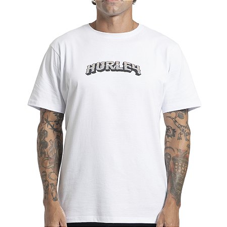Camiseta Hurley Eagle Oversize SM27 Masculina Branco