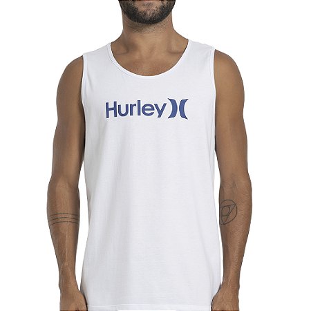 Regata Hurley O&O Solid Oversize SM27 Masculina Branco