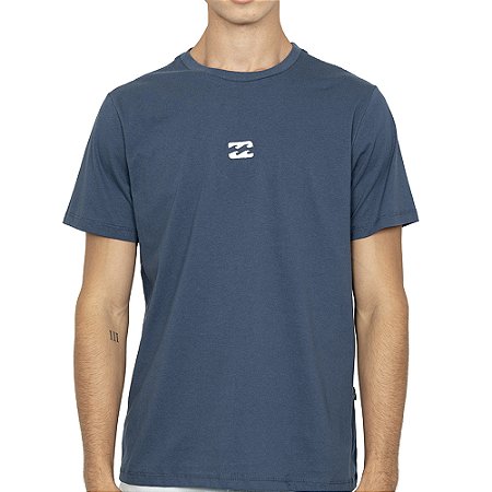Camiseta Billabong Bracket Wave II SM27 Masculina Azul