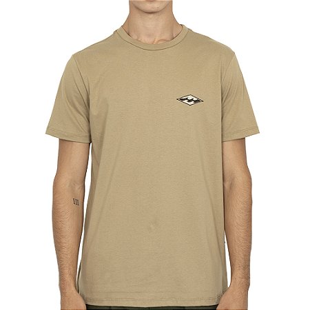 Camiseta Billabong Heritage Arch SM27 Masculina Bege