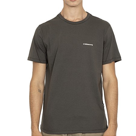 Camiseta Billabong Runner SM27 Masculina Marrom Escuro
