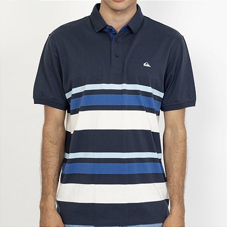 Camisa Quiksilver Polo Neoblue SM27 Masculina Marinho