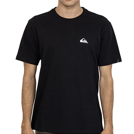 Camiseta Quiksilver Mini Omni Logo SM27 Masculina Preto