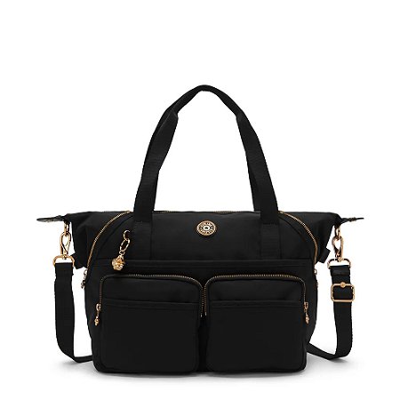 Bolsa Kipling New Art Duo Pocket Blush Gold Blck
