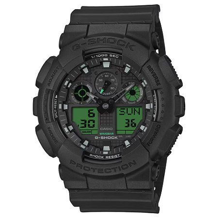Relógio G-Shock GA-100BEG-1ADR Preto
