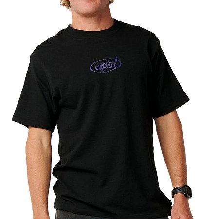 Camiseta Rip Curl Rip Script SM27 Masculina Black