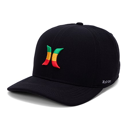 Boné Hurley Aba Curva Jam SM27 Preto