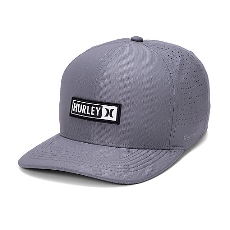 Boné Hurley Aba Curva Outline SM27 Cinza
