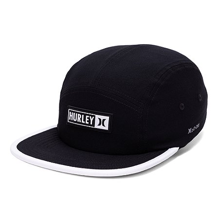 Boné Hurley Aba Reta Five Square SM27 Preto