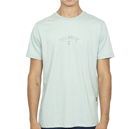 Camiseta Billabong Mid Arch SM27 Masculina Azul Claro