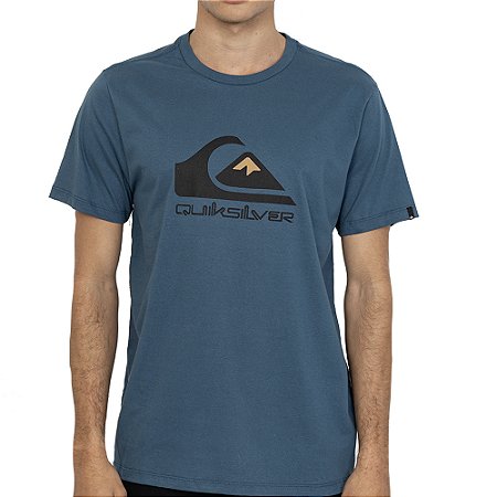 Camiseta Quiksilver Full Logo SM27 Masculina Azul Escuro
