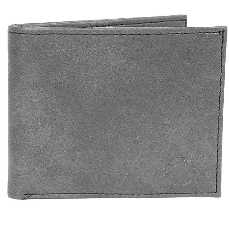 Carteira Element Icon Mini Wallet Trifold SM27 Cinza Escuro