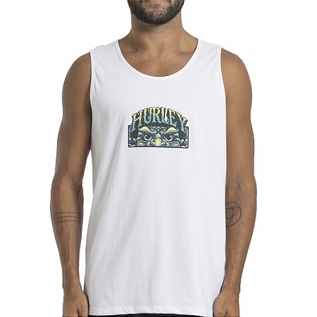 Regata Hurley Monster Plate SM27 Masculina Branco