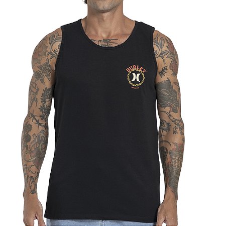 Regata Hurley Panther SM27 Masculina Preto