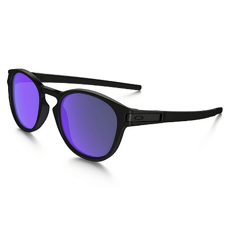 Óculos de Sol Oakley Latch Matte Black W/ Violet Iridium