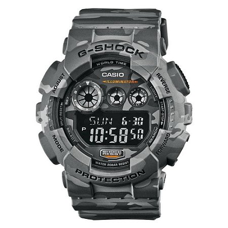 Relógio G-Shock GD-120CM-8DR Cinza