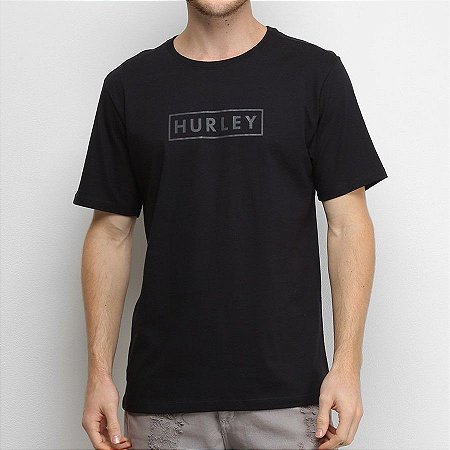 Camiseta Hurley Silk Boxed Benzo Preta