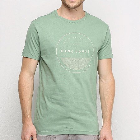 Camiseta Hang Loose Silk Stamp Verde