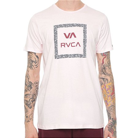 Camiseta RVCA VA All The Ways Rosa Claro