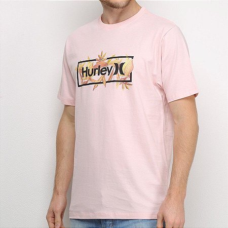 Camiseta Hurley Silk Brotanical Rosa