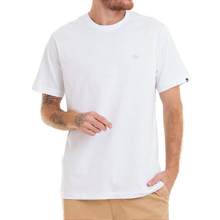 Camiseta Quiksilver Chest Embroidery Branca