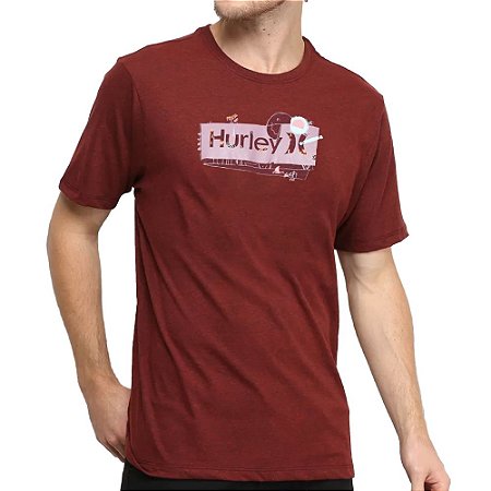 Camiseta Hurley Silk Punked And Only Vermelha