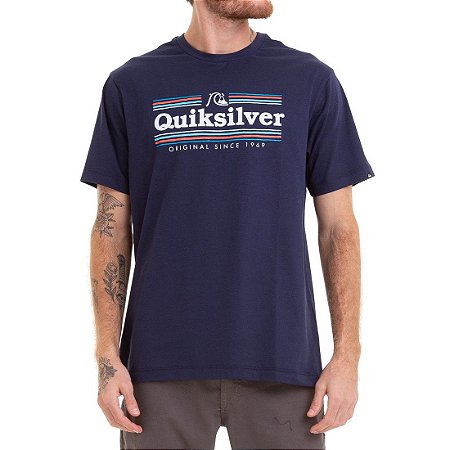 Camiseta Quiksilver Get Buzzy Azul Marinho