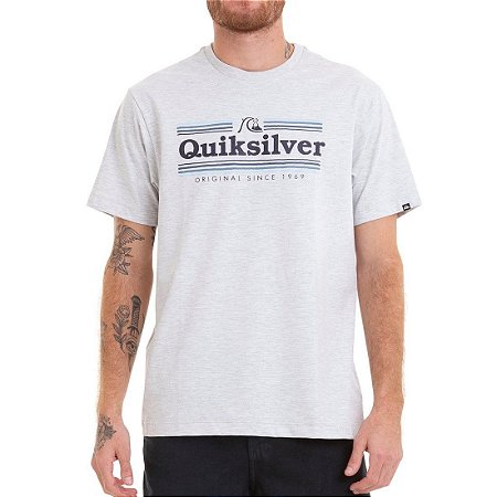 Camiseta Quiksilver Get Buzzy Bege