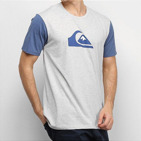 Camiseta Quiksilver MW Bicolor Off White