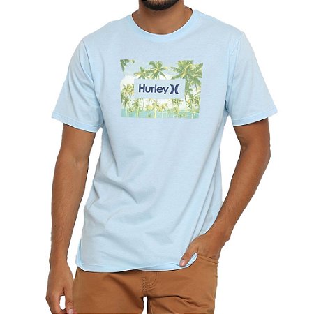 Camiseta Hurley Silk Boarders Azul