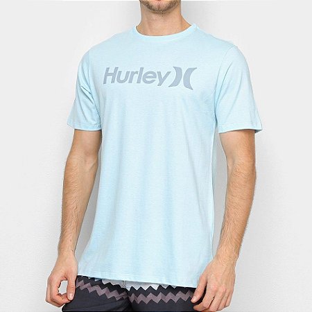 Camiseta Hurley Silk O&O Solid Azul Claro
