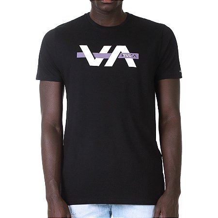 Camiseta RVCA Random Box Preta
