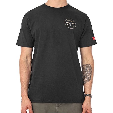 Camiseta Hurley Silk John John Florence Aloha Preta