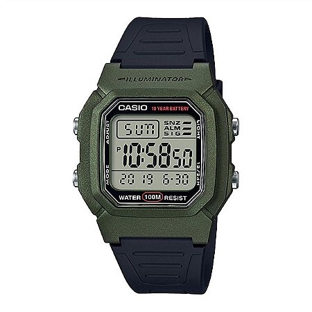 Relógio Casio Standard W-800HM-3AVDF Verde