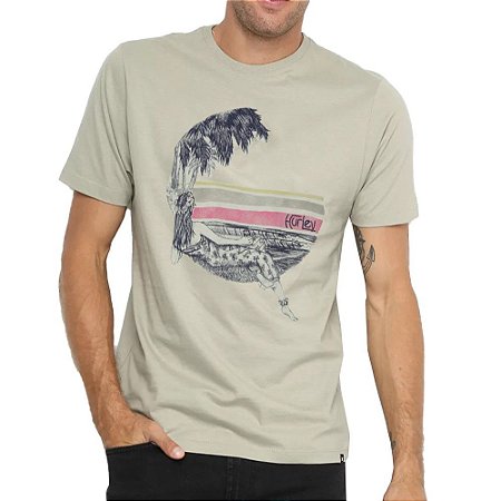 Camiseta Hurley Silk Lost In Bali Verde