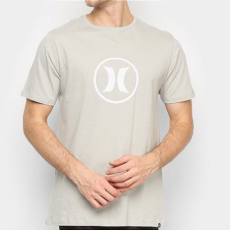 Camiseta Hurley Silk Circle Icon Verde Claro