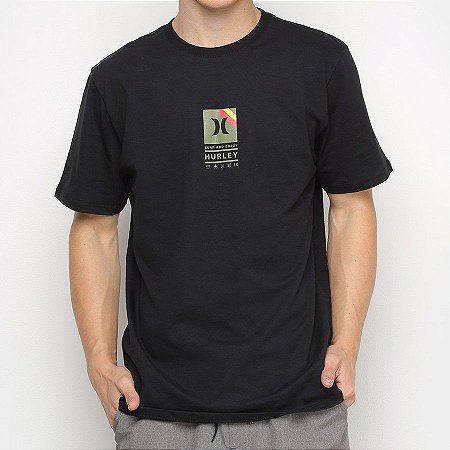 Camiseta Hurley Silk Vibex Preta