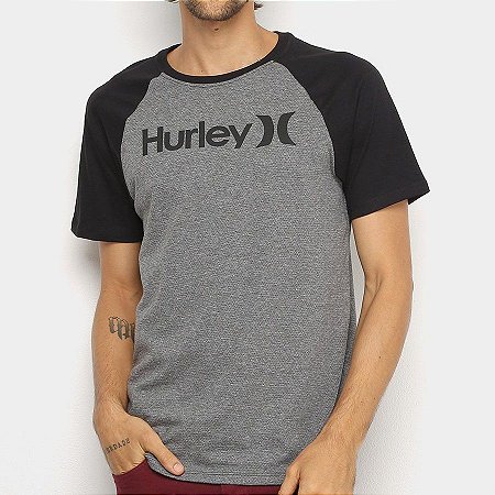 Camiseta Hurley Especial College Cinza Claro