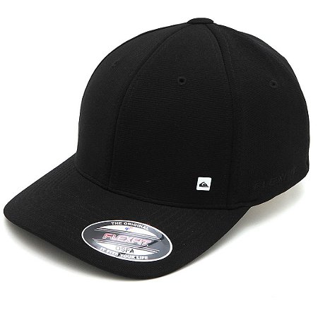 Boné Quiksilver Flex Square Preto