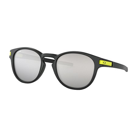 Óculos de Sol Oakley Latch Valentino Rossi Signature Series Matte Black W/ Chrome Iridium