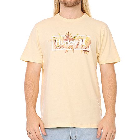 Camiseta Hurley Silk Brotanical Amarela