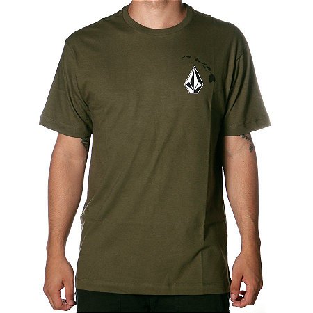 Camiseta Volcom Silk Deadly Hi Verde